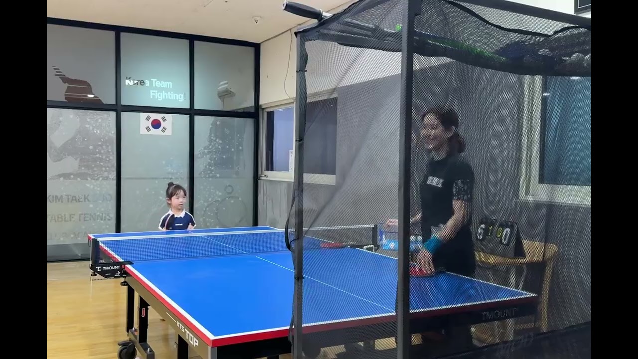 7살 수아의 레슨10 일차#tabletennis #pingpong #탁구 #7세탁구 