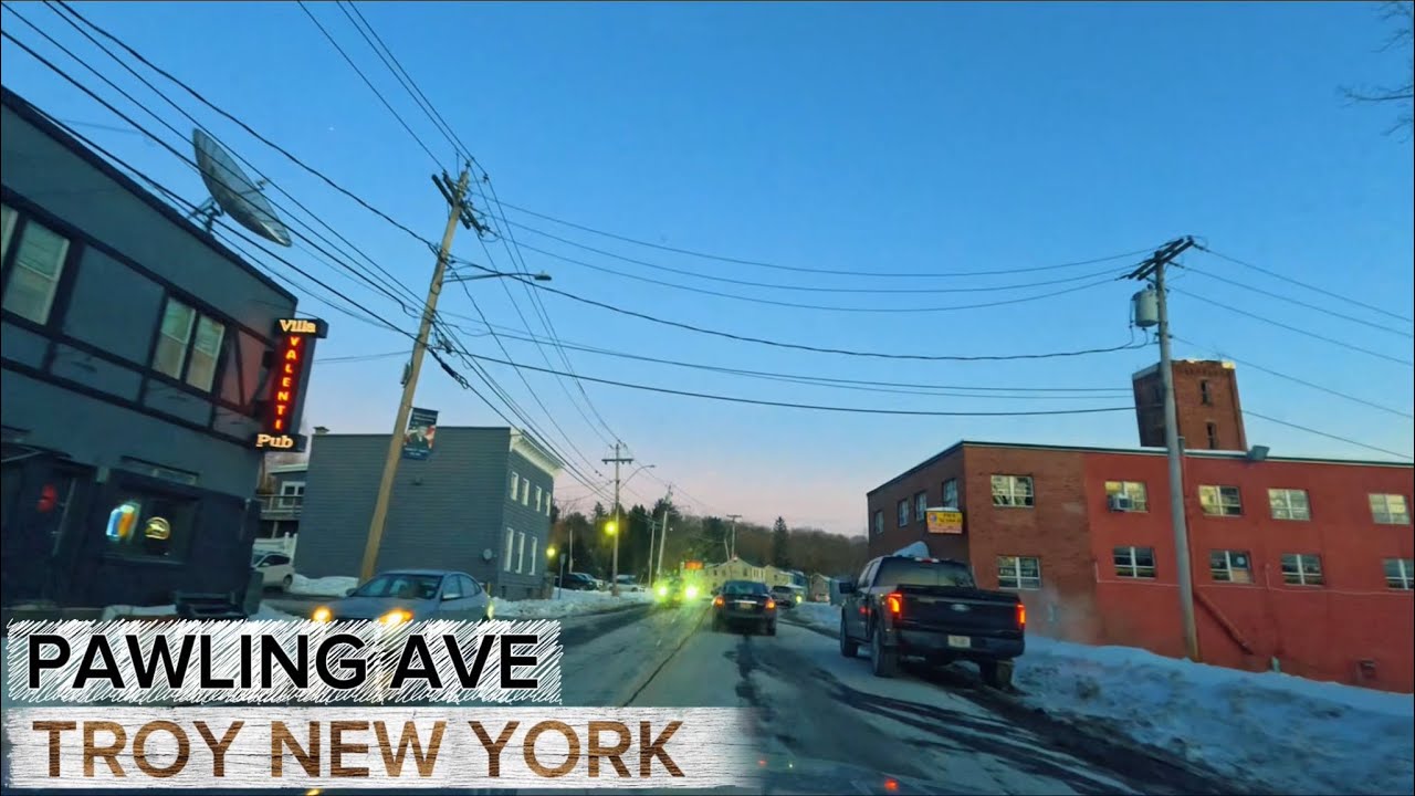 A tour drive around pawling Ave Troy ny 