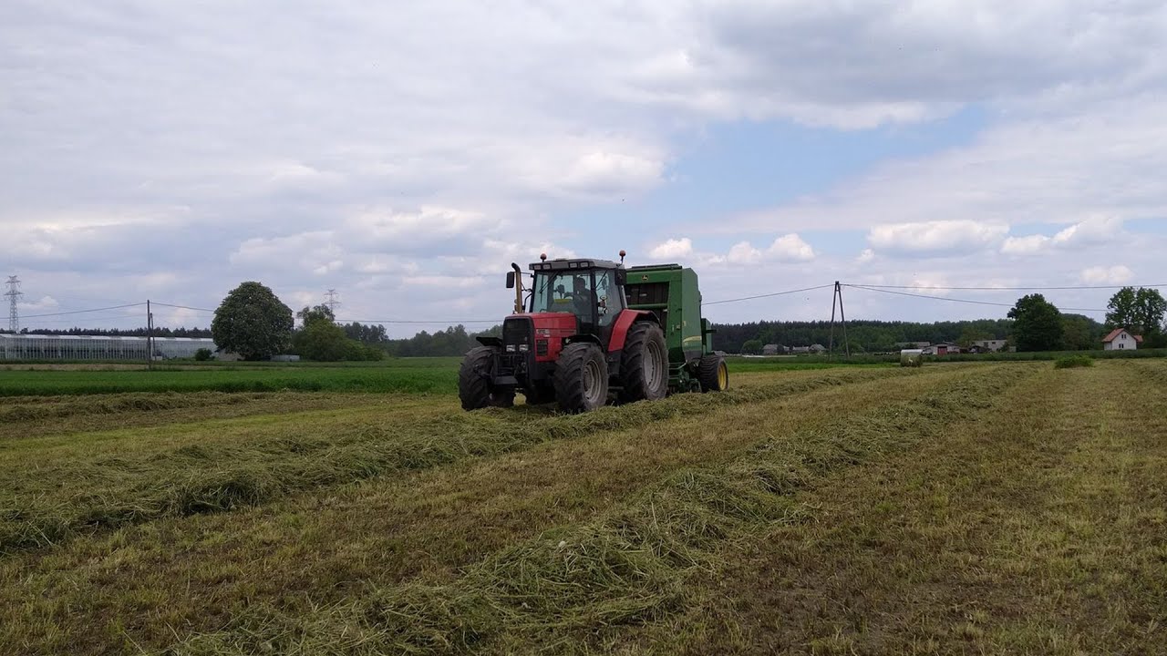 #9- Prasowanie sianokiszonki- John Deere 592 MaxiCut
