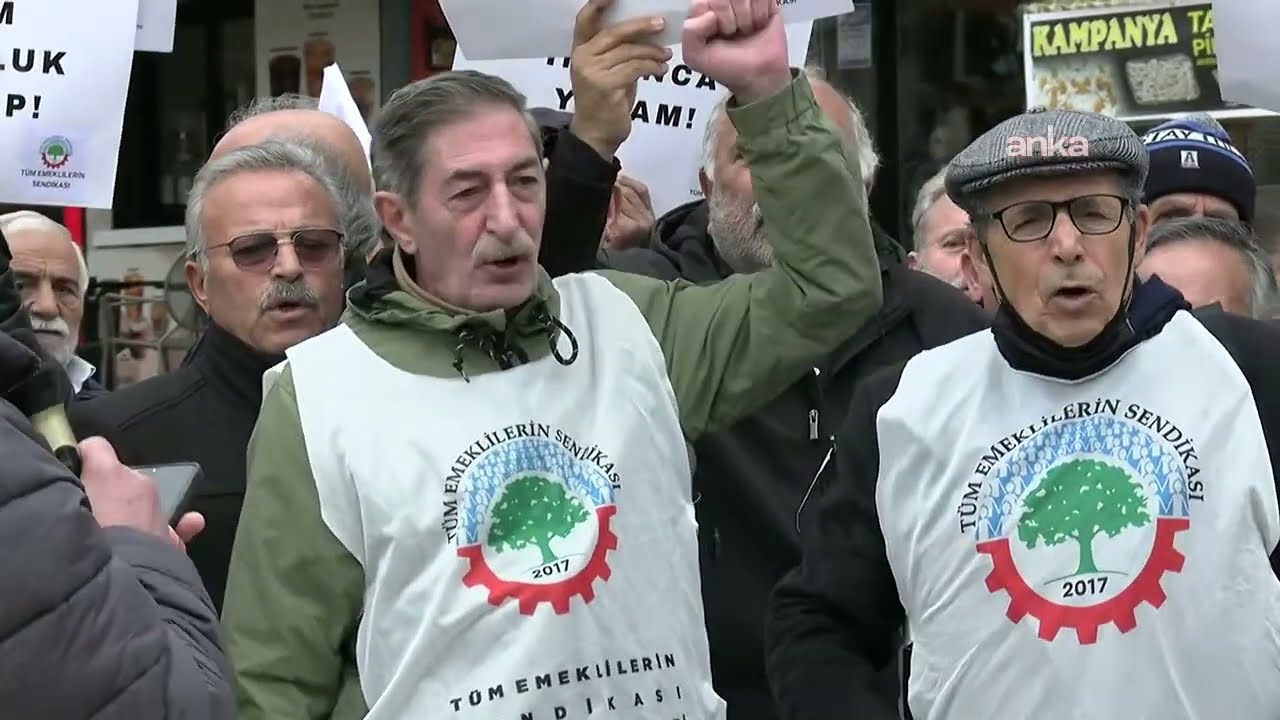 Tüm Emeklilerin Sendikası üyeleri İstanbul'da açıklama yapıyor #Canlı