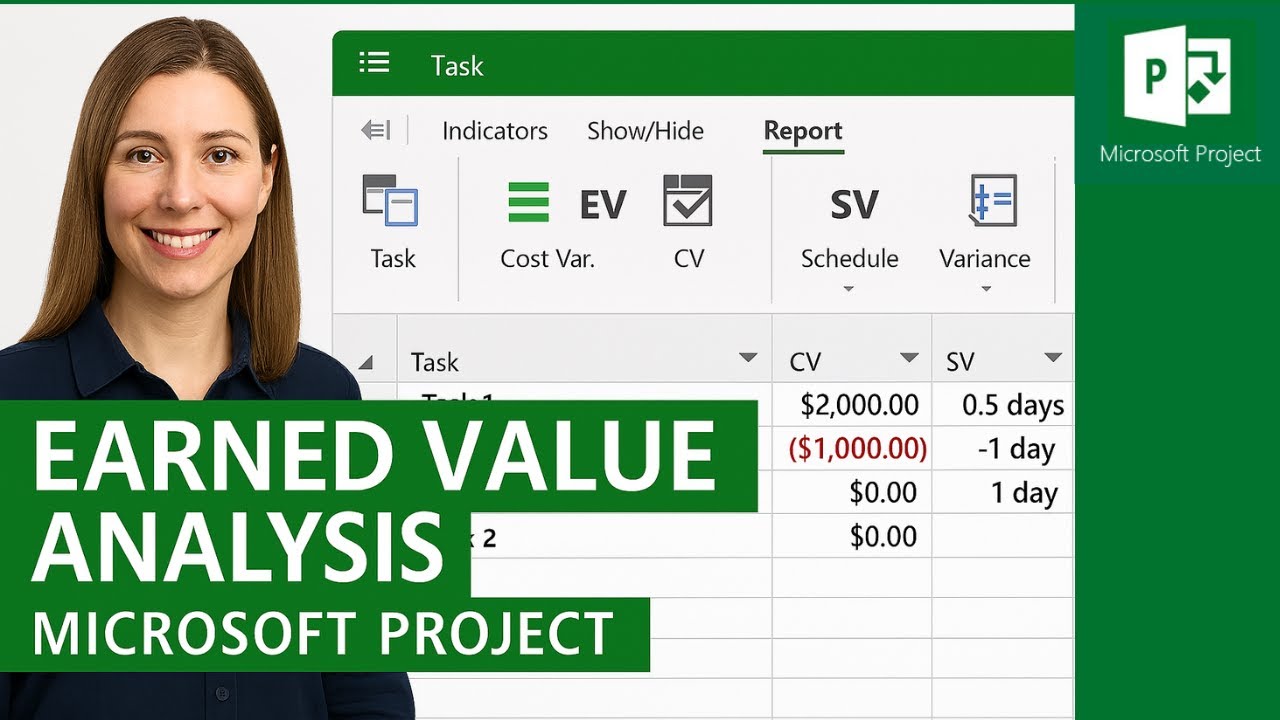 Отклонение по стоимости от отклонения по срокам в Microsoft Project