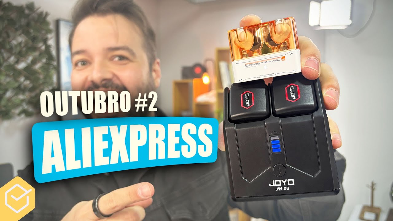 09 PRODUTOS TECH BARATOS que IMPORTEI do ALIEXPRESS até R$280 em OUTUBRO #2! (sem taxa!)