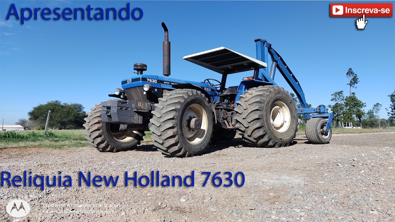 New Holland 7630 S100 relíquia, bora conhecer o bruto!!!