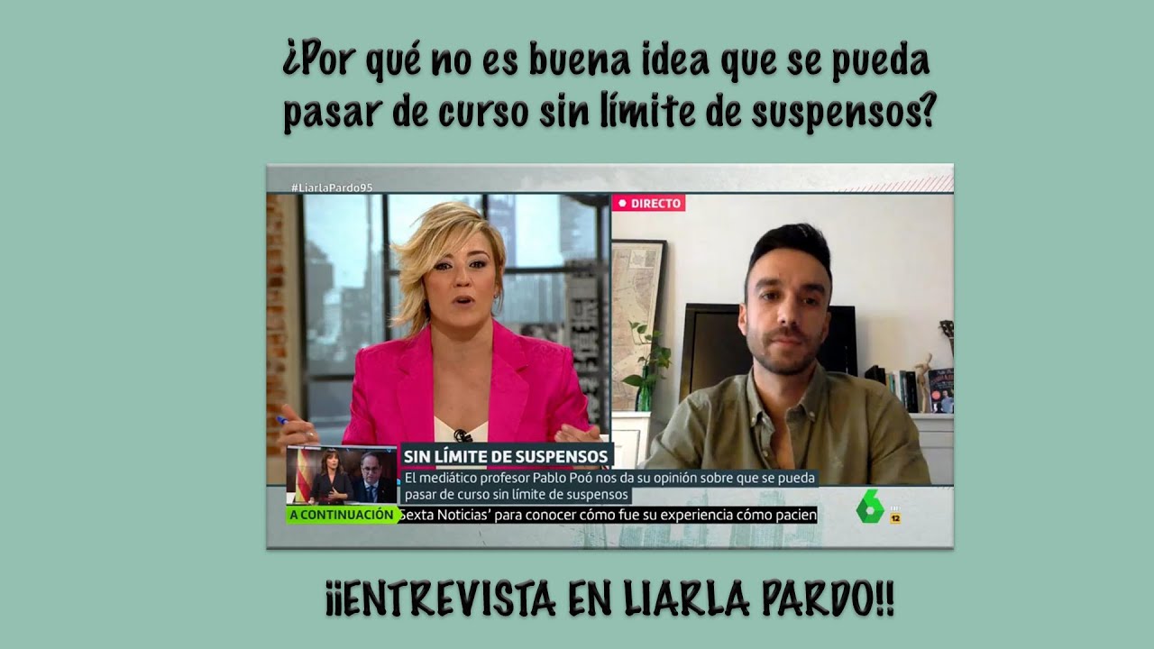 ¿PASAR DE CURSO SIN LÍMITE DE SUSPENSOS? | ¡¡ME ENTREVISTAN EN LIARLA PARDO!!