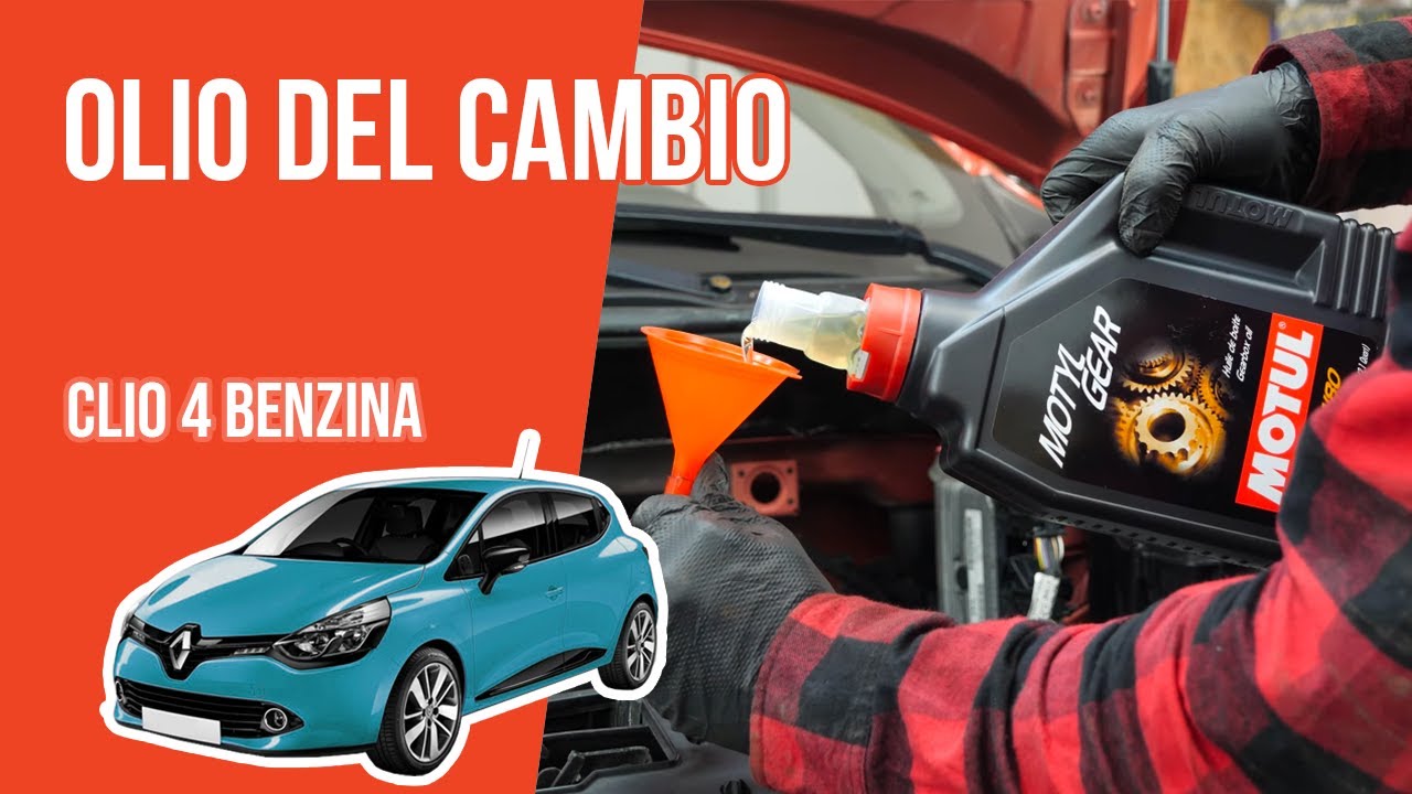 Cambio olio scatola del cambio Clio 4 1.2 16V 🛢