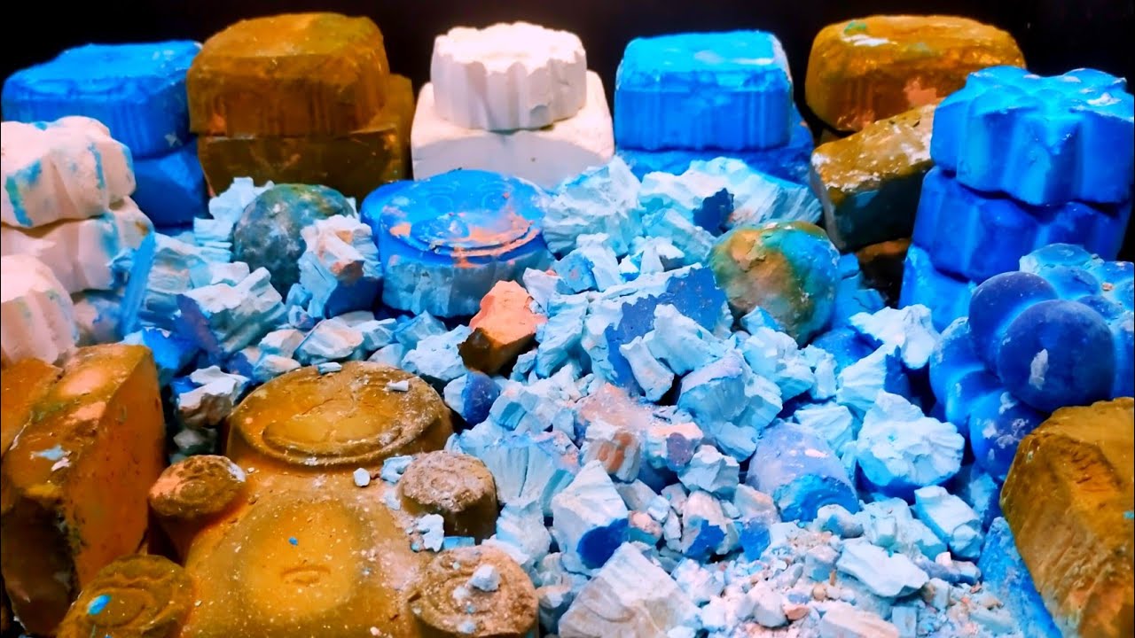 soft and dusty gym chalk blocks،oddly satisfying #asmr  #satisfying 