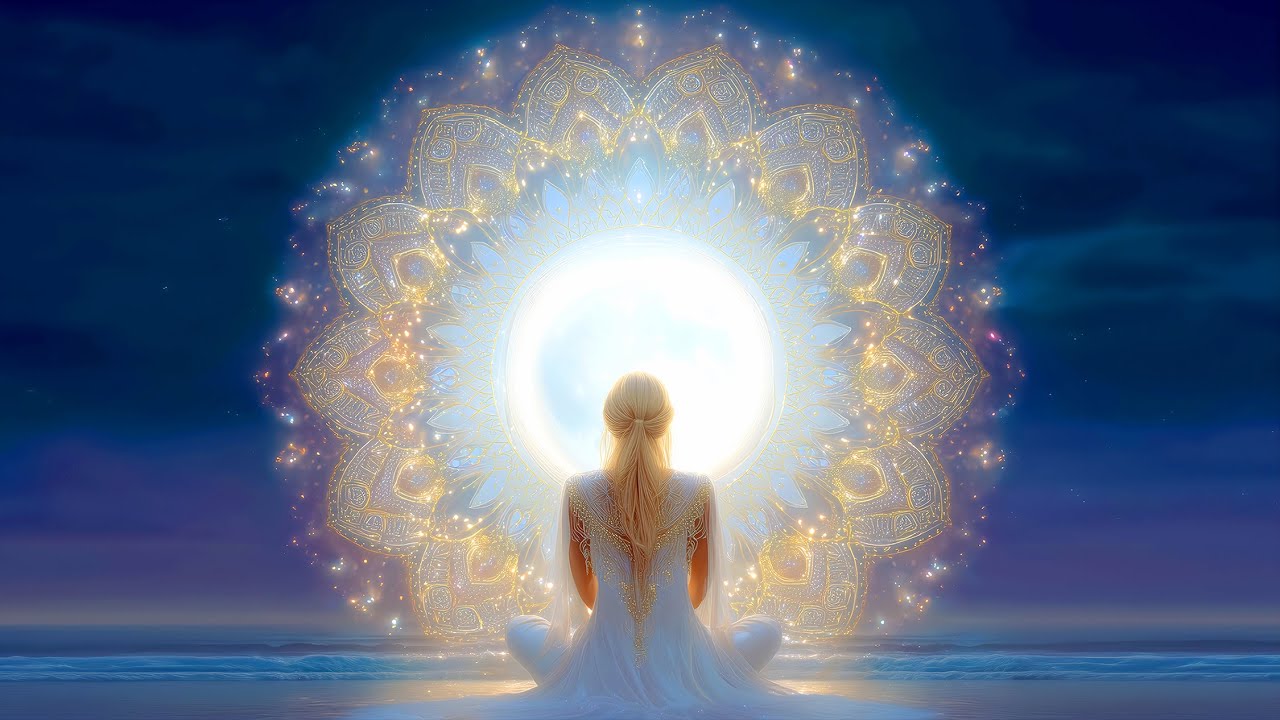 Crystalline Light Body Activation - 528Hz + 444Hz - Emotional Healing & Intuitive Awakening