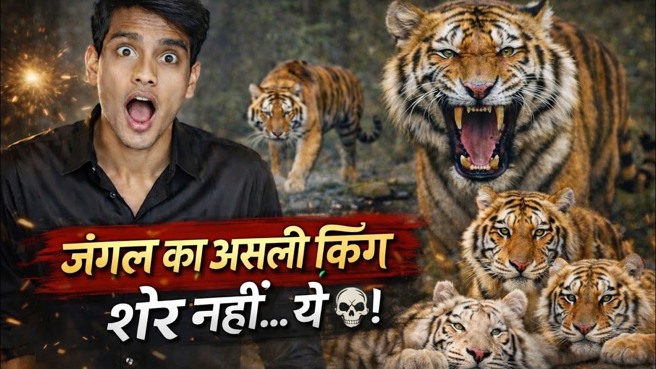 “जंगल का असली किंग शेर नहीं… ये है! 🐅💀” | Tiger Encounter Real Facts 