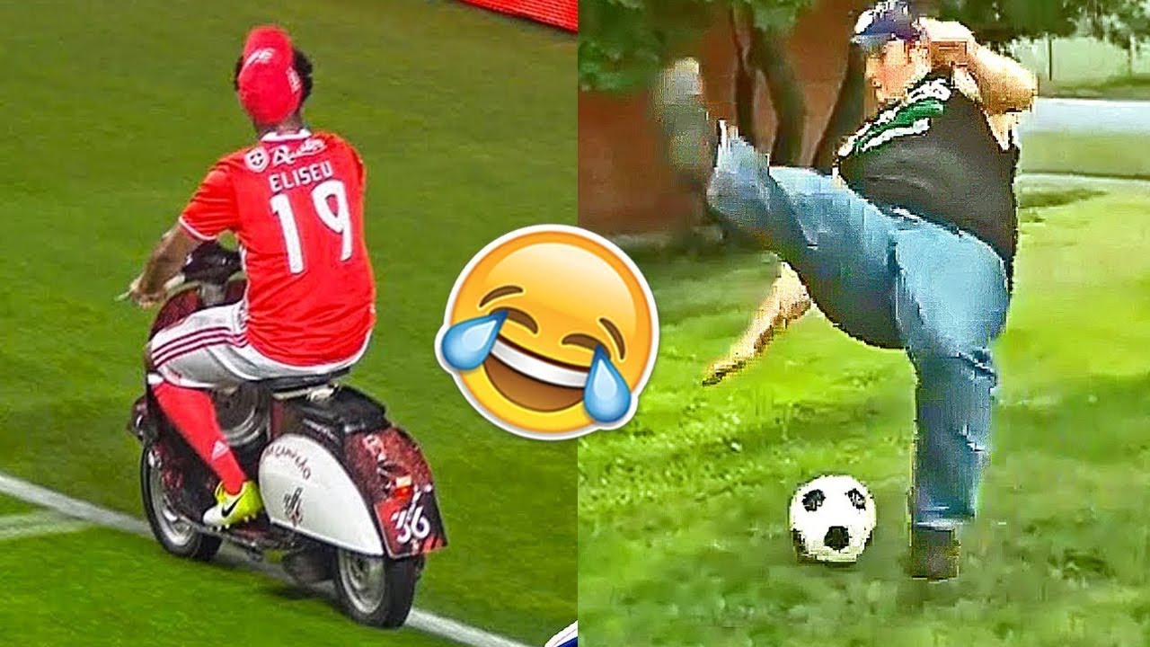 اكثر اللقطات المضحكة والمجنونة بالكرة | حاول الا تضحك..!! 🥴😂🤣
