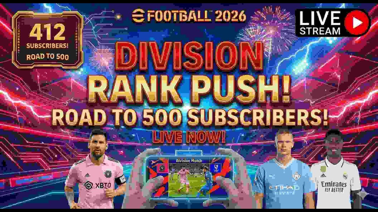 eFootball 2026 Live: Division Push & Gameplay 🔥| Id Review! 🤗