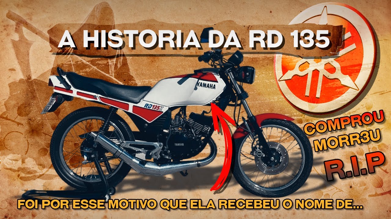 A História completa da Yamaha RD 135 - Ela Foi A Moto Mais Rápida do Brasil nas Décadas de 80 e 90!