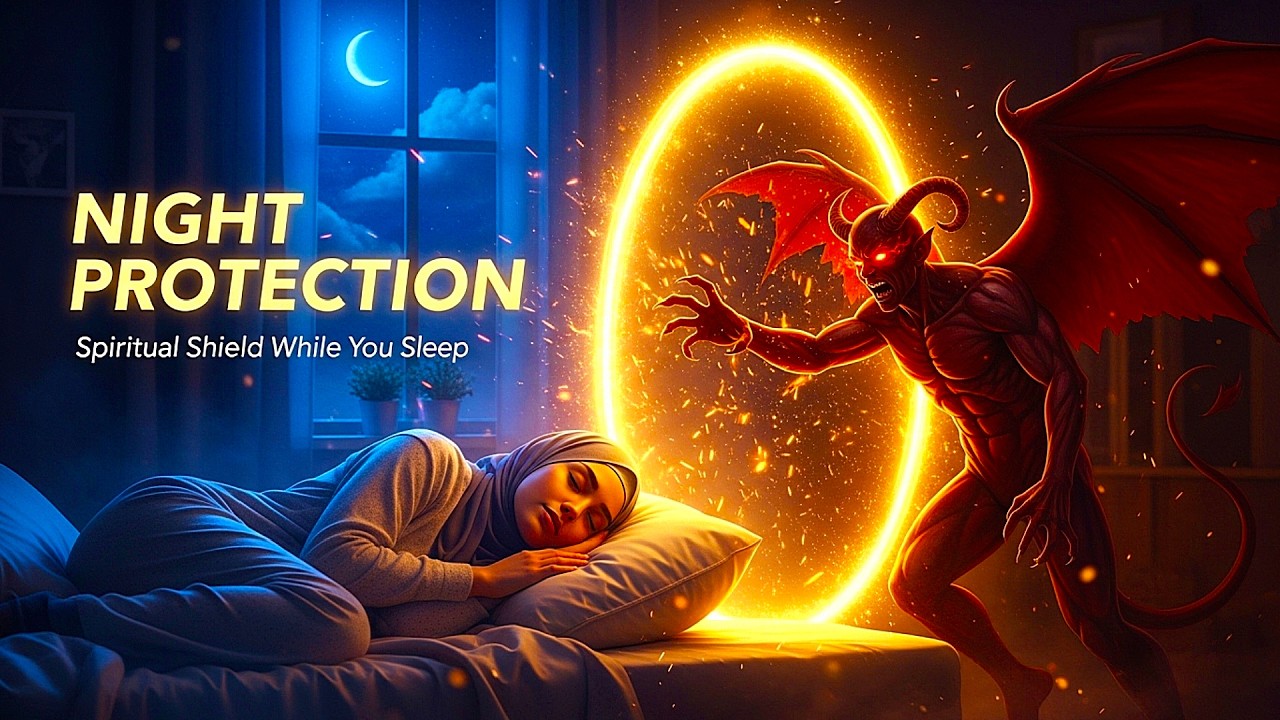 Bedtime Ruqyah for Deep Sleep 🌙 Remove Negative Energy & Guard Your Home Sleep dua for protection