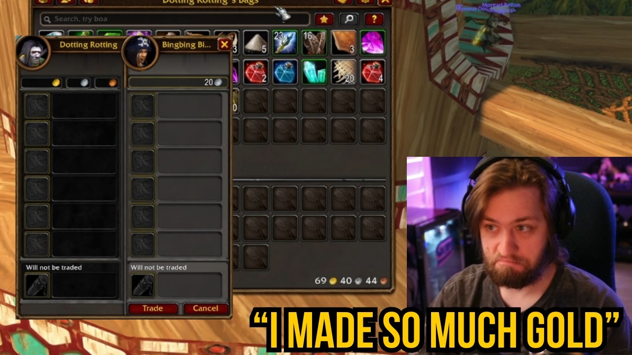 Sodapoppin's New Gold Farm in WoW Forever