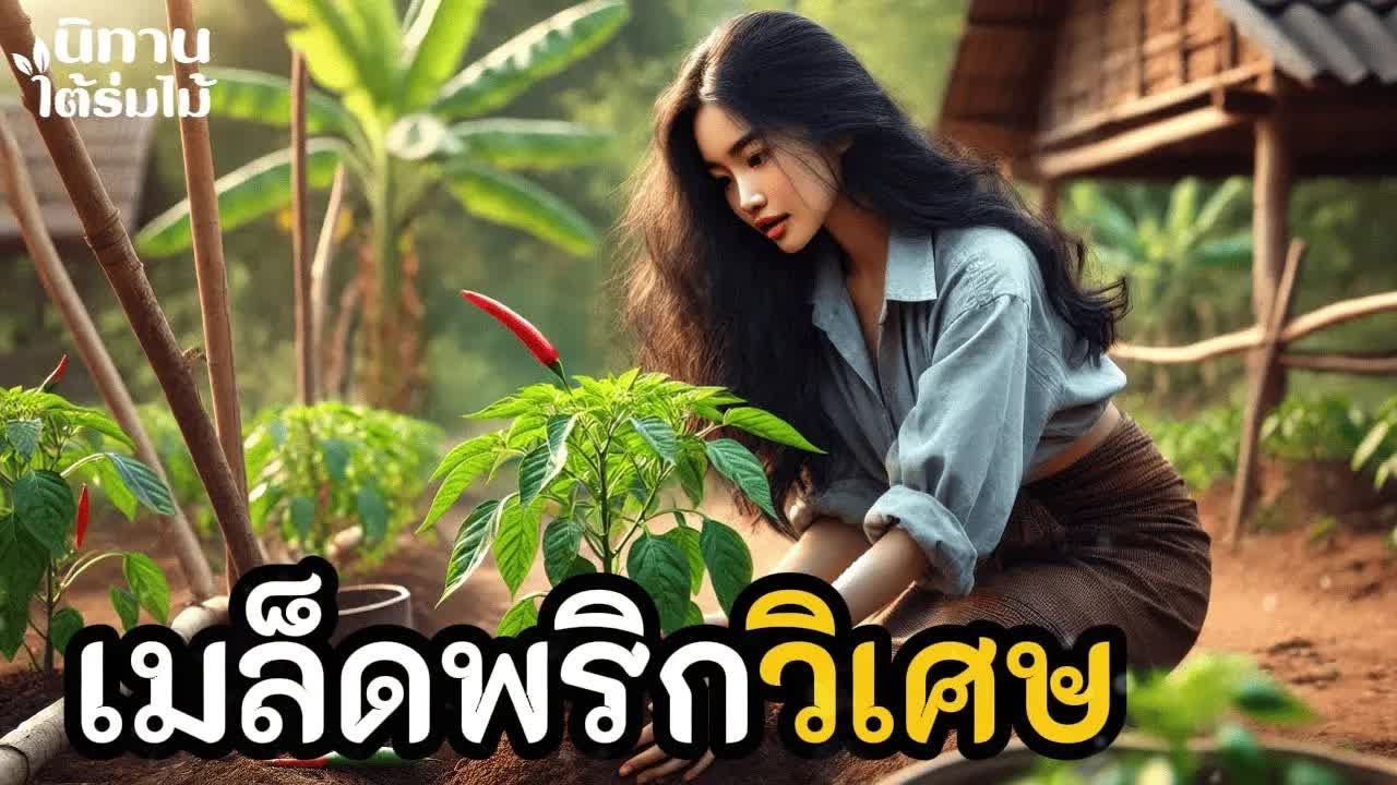 เมล็ดพริกวิเศษ ｜ EP.490 #นิทานพื้นบ้าน #นิทานก่อนนอน #นิทานสอนใจ #นิทานชาวบ้าน