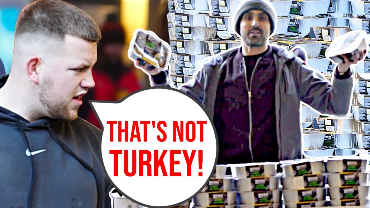 I gave FUSSY Meateaters 100 Vegan 'Turkey' Roasts!