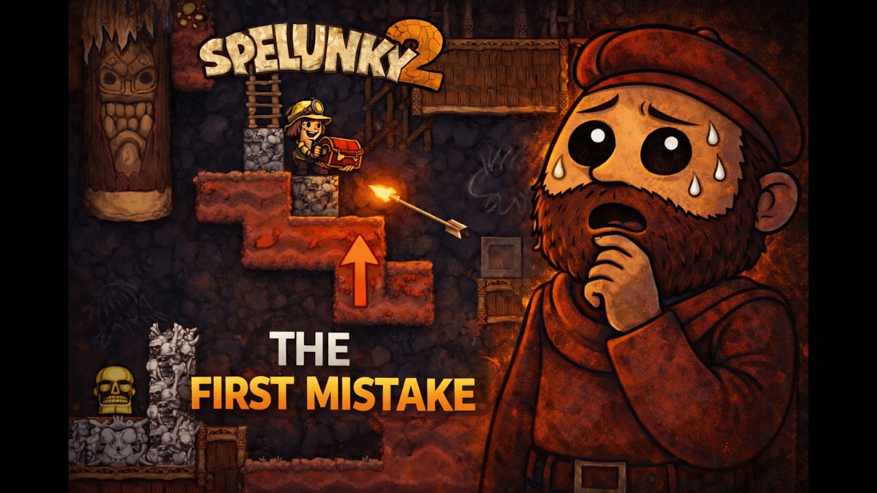 The First Mistake — Spelunky 2 Never Forgives Risk