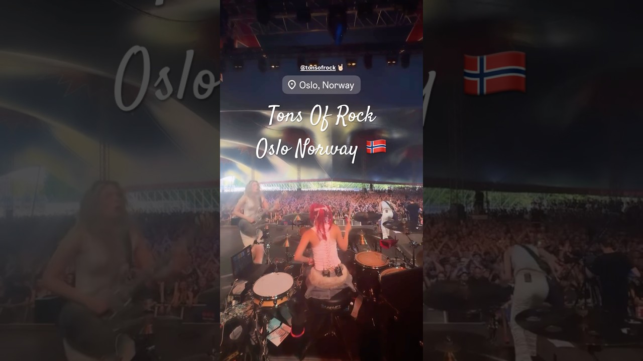 The Warning - Pau Cam / Stage Shot - Tons Of Rock in Oslo Norway 🔥 June 25, 2026