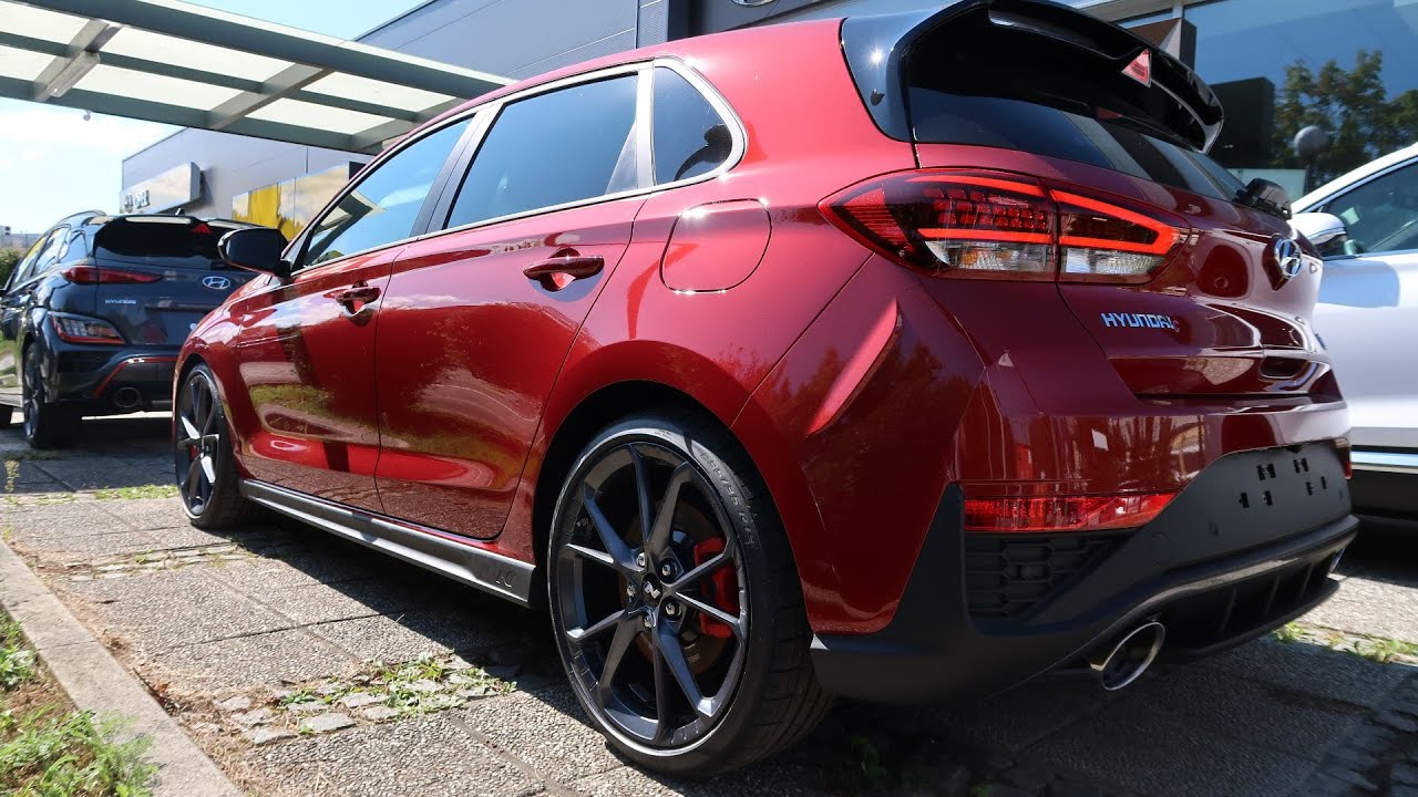 2021 Hyundai i30 N Performance Exhaust sound,bangs and LED lights by Supergimm