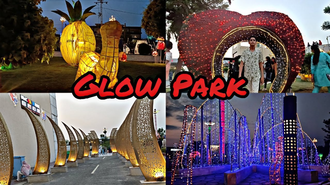 New Metro City Glow Park Kharian | Glow Park Visit 2023 | Kids Park #pakistan #myhappyvlogs