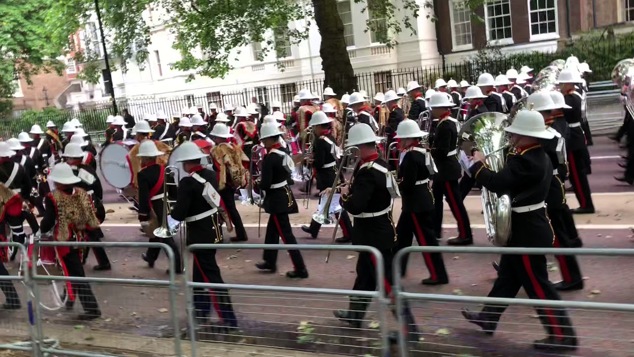 Massed Bands HM Royal Marines Beating Retreat 2018