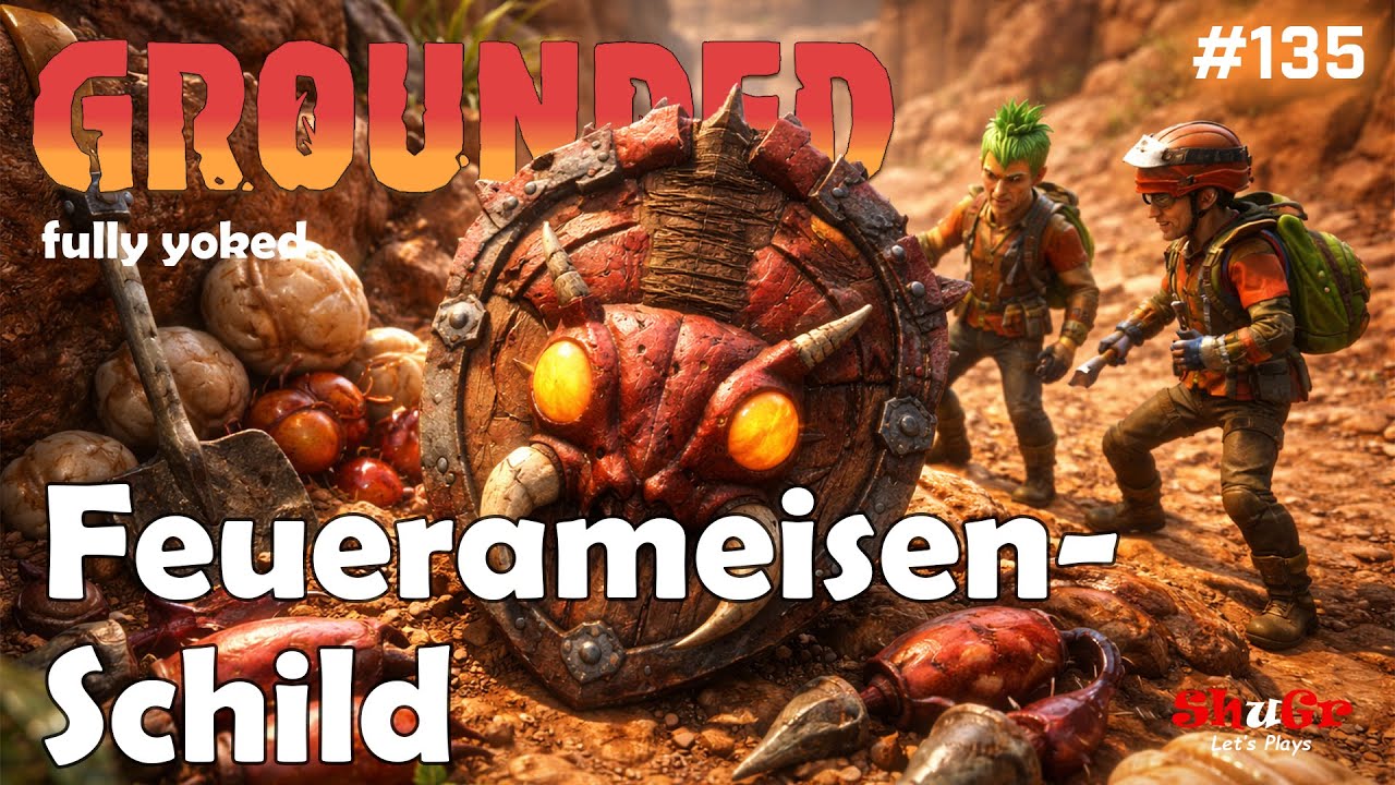 Grounded fully yoked - Material für Feuerameisenschild | S01 E135 | COOP Let's Play #groundedcoop