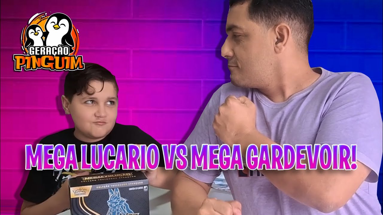 MEGA LUCARIO vs MEGA GARDEVOIR! Duelo de ETB