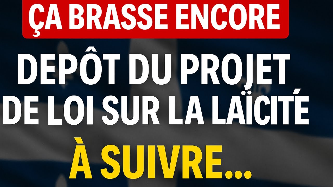 Dépôt du projet de loi sur la laïcité de l’État : point de presse du ministre (27 nov. 2025)