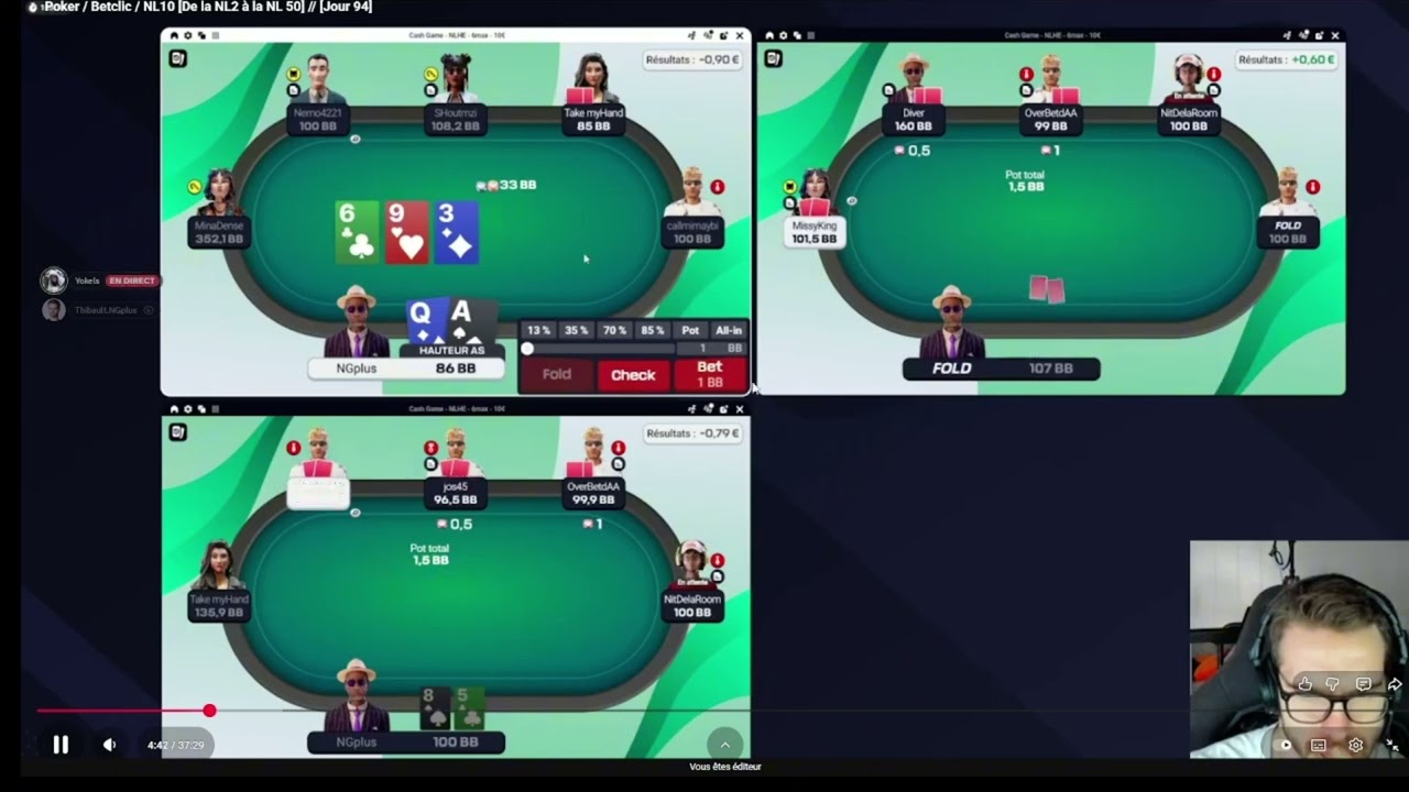 [ROAD TO NL50] - Episode 6 Review cash game NL10!