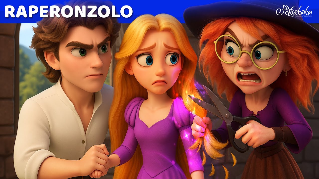 Raperonzolo ✨🏰 | 3D 4K | Storie Per Bambini Cartoni Animati