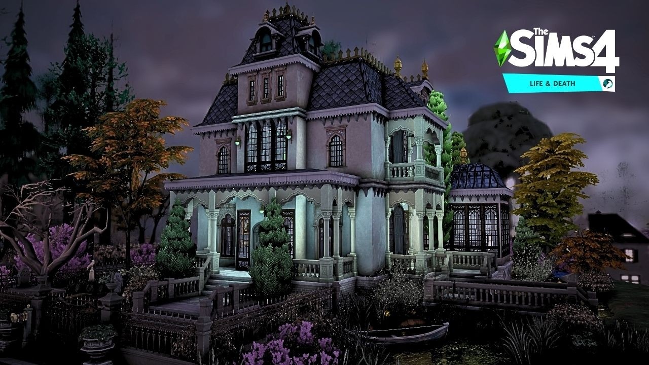 House of the Grimterns: The Sims 4 Life and Death || Speed Build