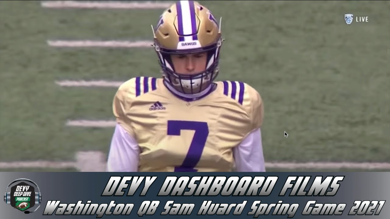 Washington QB Sam Huard Spring Game 2021