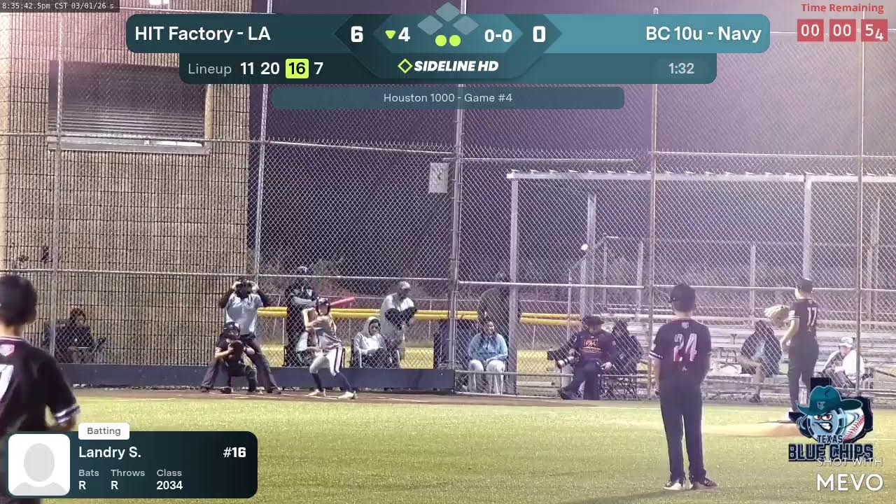 BC 10u - Navy vs. HIT Factory - LA (2026.03.01)