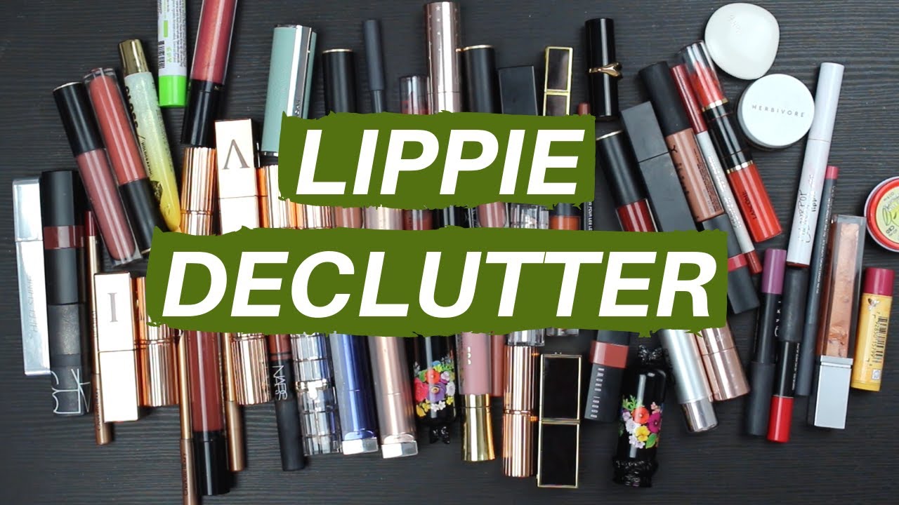 LIPSTICK COLLECTION & DECLUTTER (& GLOSSES, BALMS, ETC) | Hannah Louise Poston | MY BEAUTY BUDGET