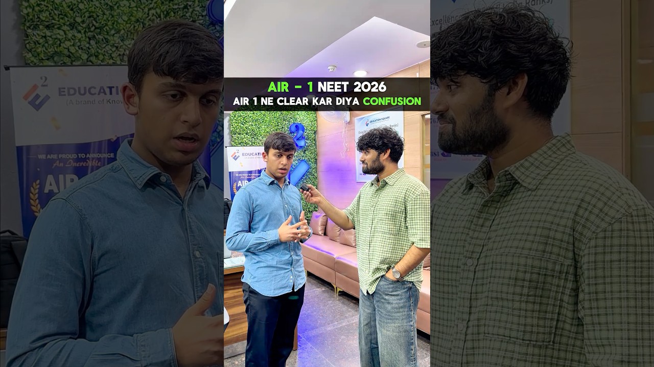 NEET AIR 1 Ka Biggest Disclosure | Classroom Student Tha Yahan, DLP Liya In Coaching Se