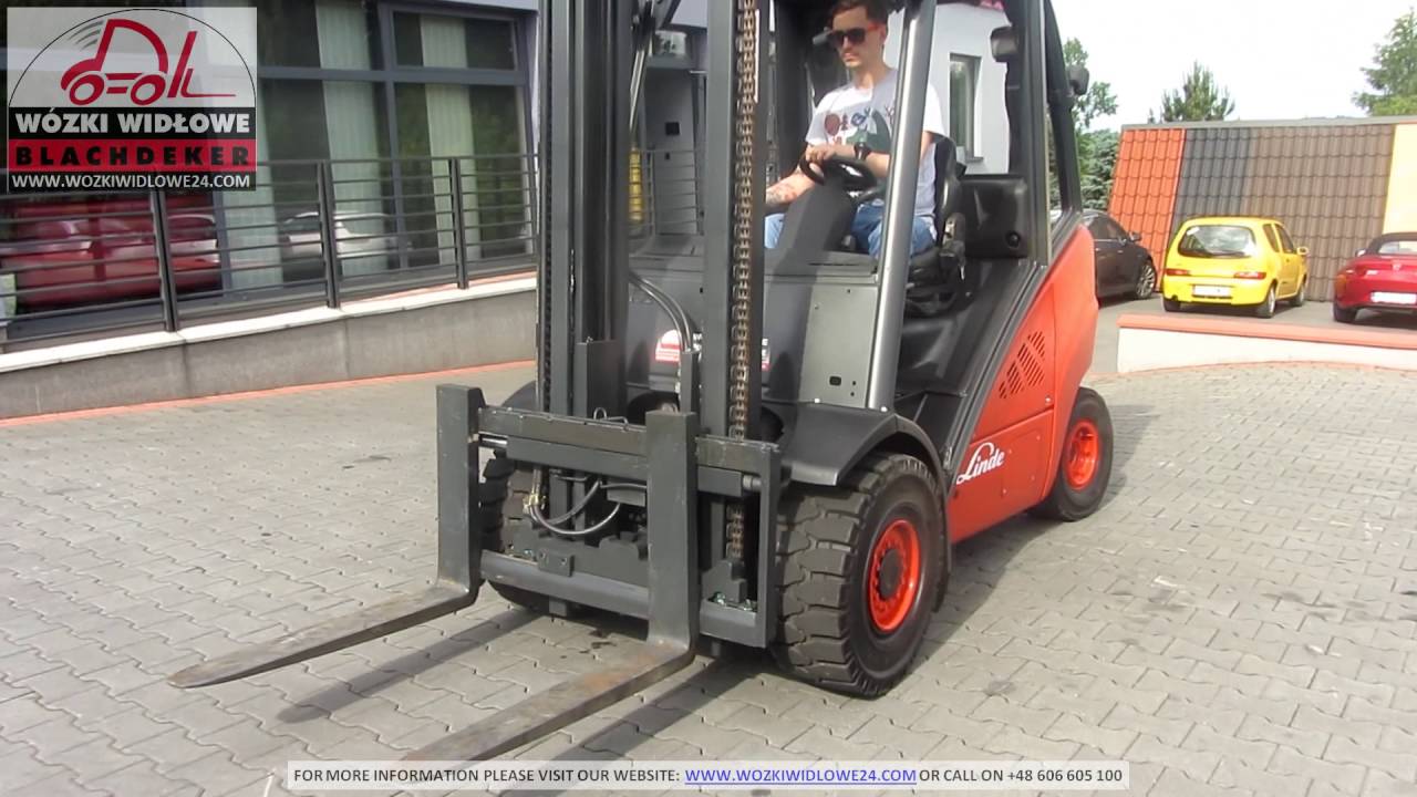 W&oacute;zek widłowy Linde H30D 2008 BD 4358D