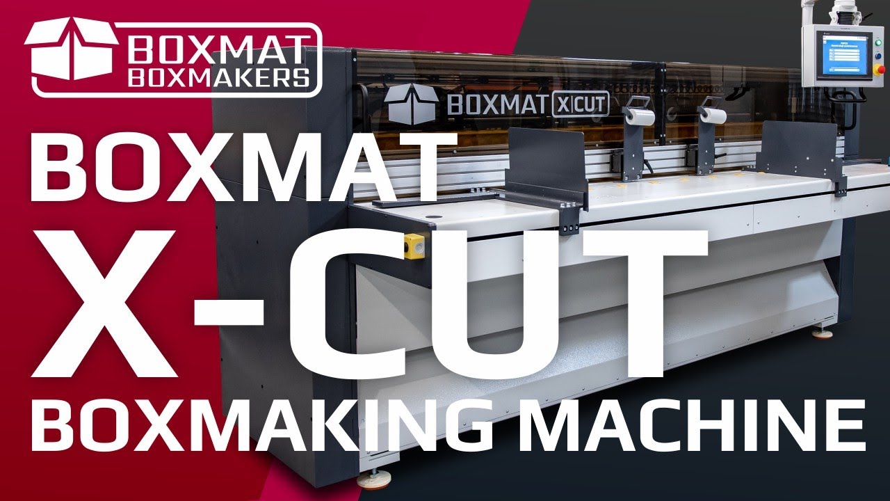 Boxmat X-CUT | The newest boxmaking machine for corrugated boxes. Now with additional functionality!