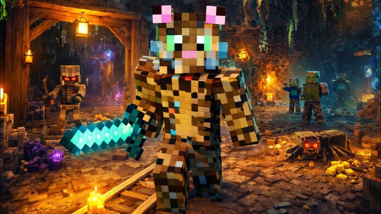 WYPRAWA DO KOPALNI W MINECRAFT NA MODACH