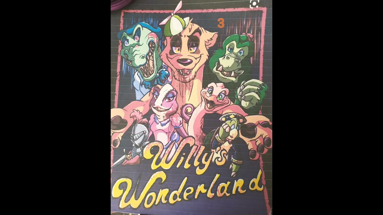 WILLY&lsquo;S WONDERLAND/dibujos v.s. im&aacute;genes de la pel&iacute;cula oficial