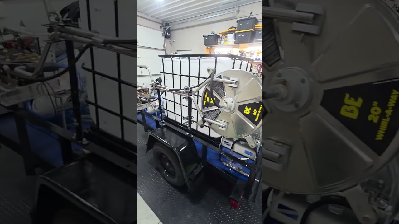 Power Washing 5x8 trailer build Progress