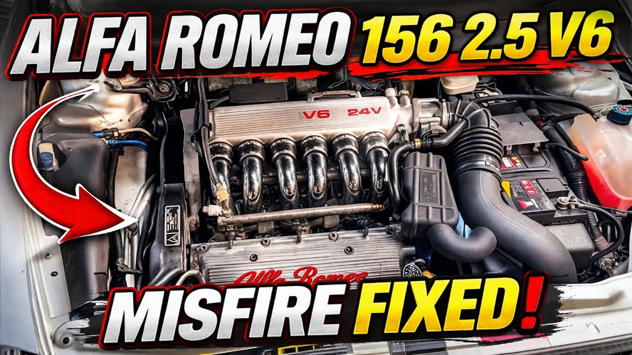 Alfa 156 MISFIRE FIXED ! repair explained