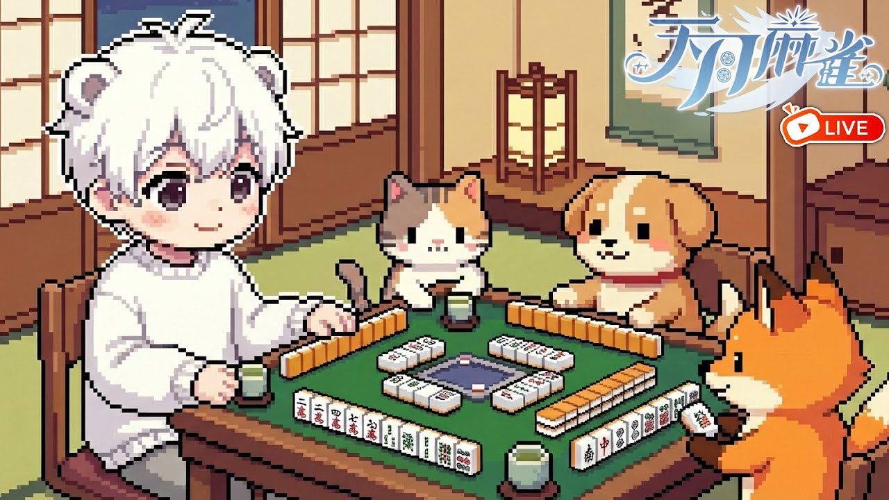 以後是不是要每週開一次麻將台好呢？ 天月麻雀 Amatsuki Mahjong #實況 #vtuber #MikavOtter