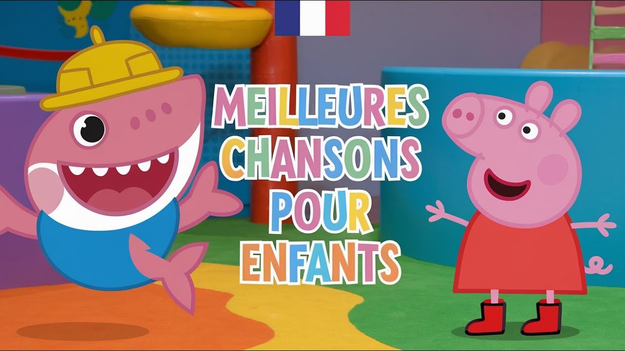 Chanter les Couleurs en S’Amusant 🎵🌈🎵 bébé requin 🧒 Chanson pour enfants 👶 Vidéos pour enfants