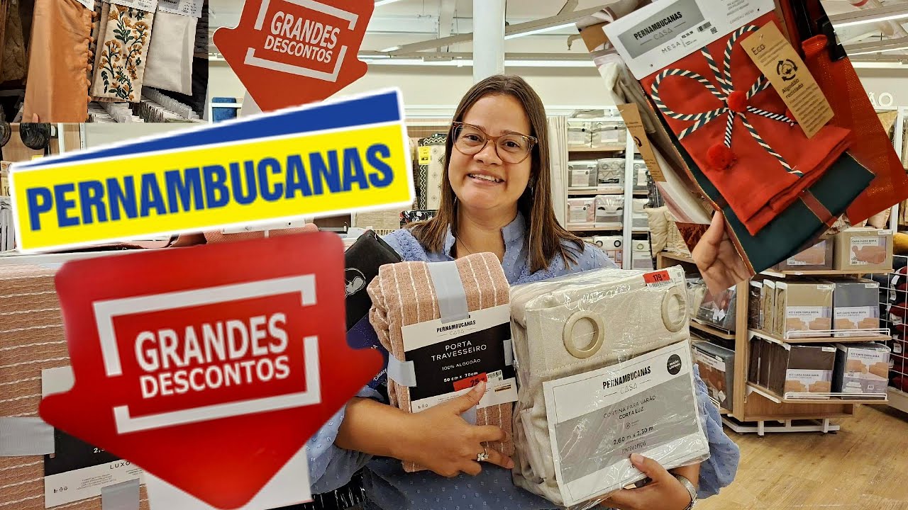 GRANDES DESCONTOS EM CAMA, MESA E BANHO | LOJAS PERNAMBUCANAS - SHOPPING RIO MAR RECIFE