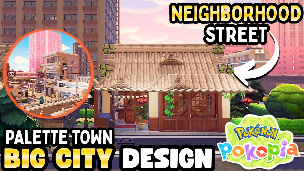 Pok&eacute;mon Pokopia~3 ПРОСТЫХ ПРОЕКТА ДОМОВ~УЛИЦА В РАЙОНЕ~ДИЗАЙН СОВРЕМЕННОГО ГОРОДА PALETTE TOWN~#p...