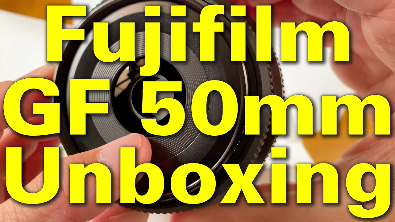 Fujifilm GF 50mm f/3.5 Unboxing 4K