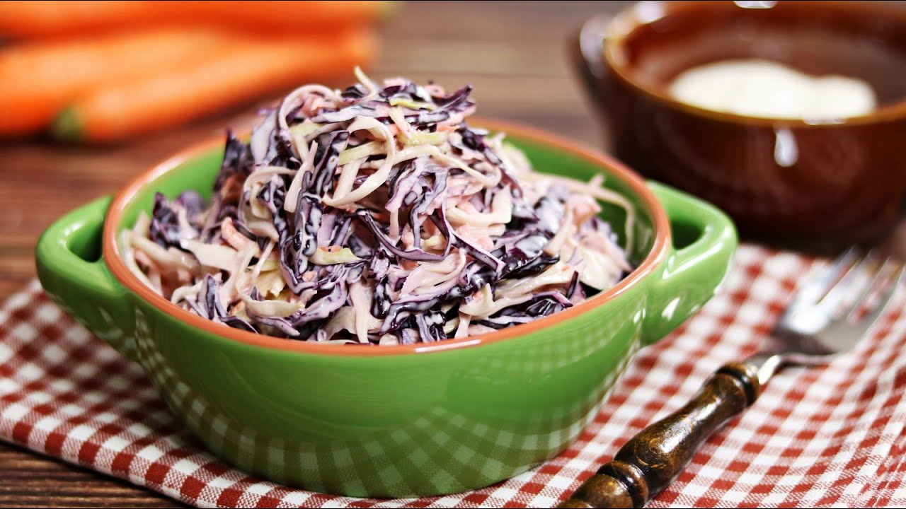 ŠARENA KUPUS SALATA - COLESLAW SALATA - IDEALNA UZ MESO SA ROŠTILJA, HOT DOG I HAMBURGERE