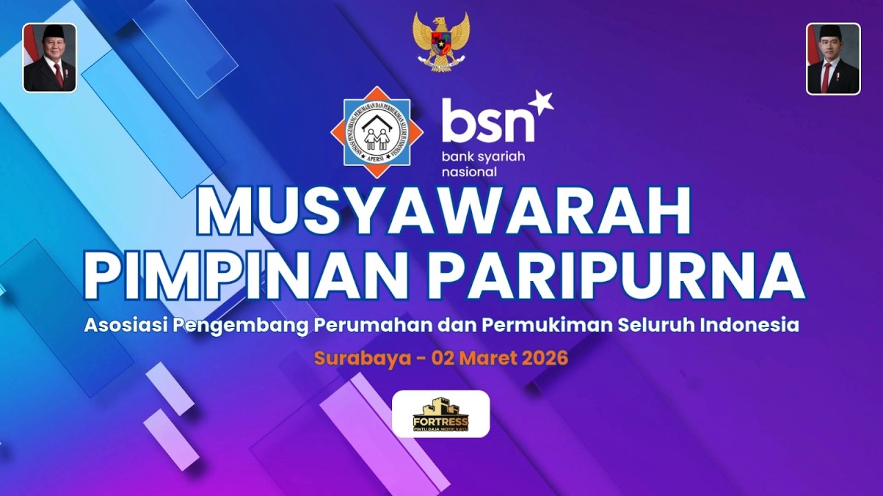 🔴 MUSYAWARAH PIMPINAN PARIPURNA APERSI 2026
