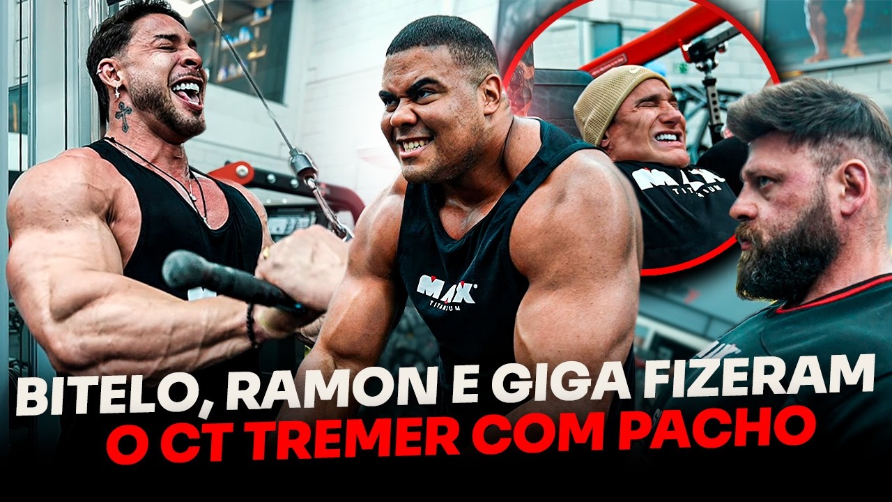 BITELO E RAMON JUNTOS EM TREINO INSANO COM FABIO GIGA E PACHO!