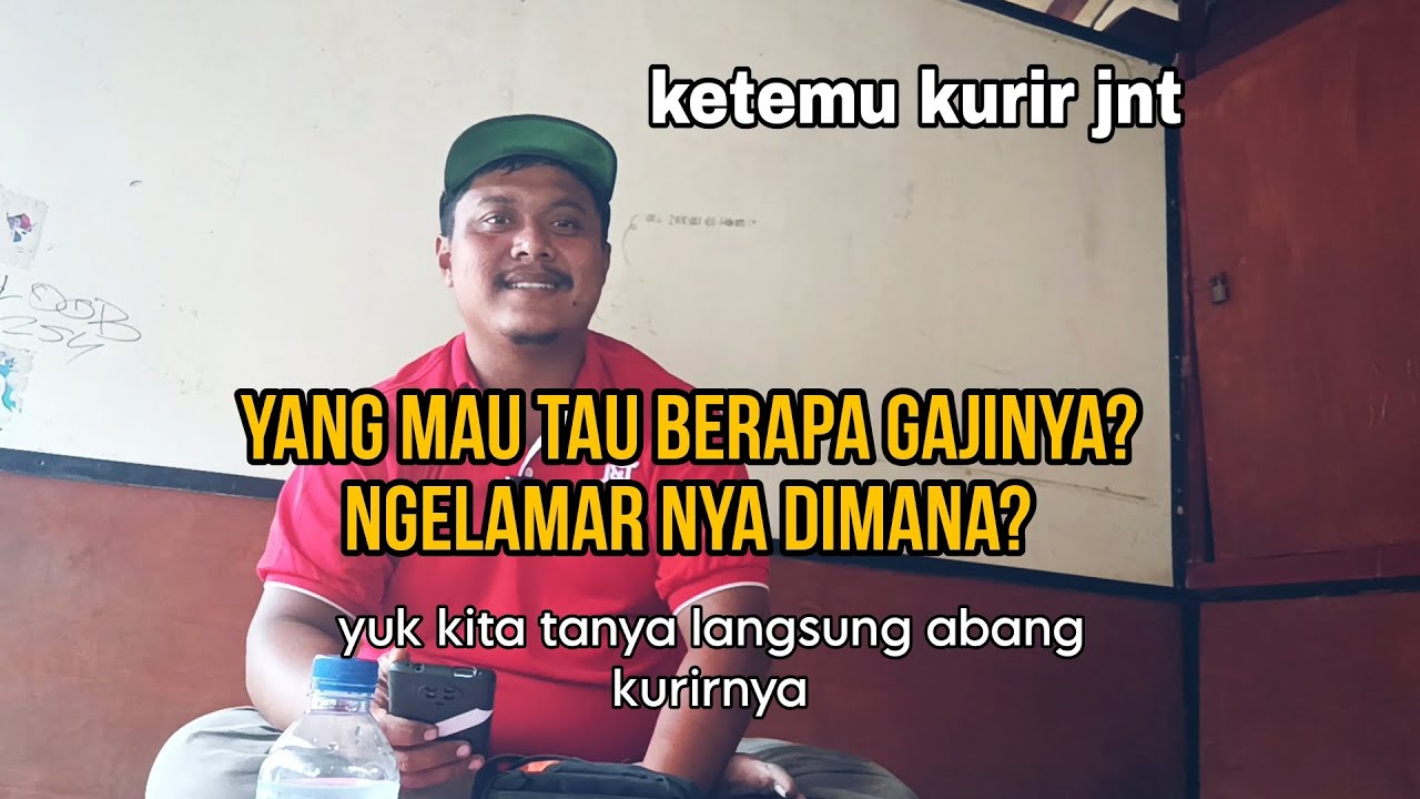 penghasilan atau gaji kurir jnt terbaru 2024||yuk kita tanya langsung abang kurirnya