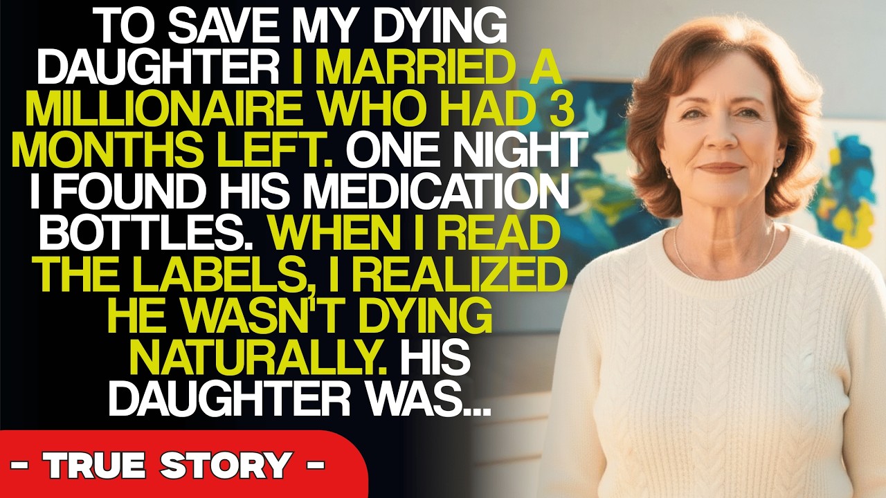 When the dying millionaire I married for my daughter stood up from his wheelchair, I knew someone...